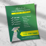 Zuhause Clearing House Behalte Service Spring Gree Flyer<br><div class="desc">Zuhause Cleaning House Behaltend Service Elegante Frühlingsgrüne Flyer.</div>