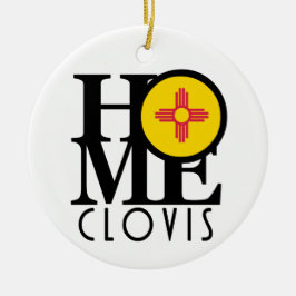 ZUHAUSE Clovis New Mexico Keramik Ornament