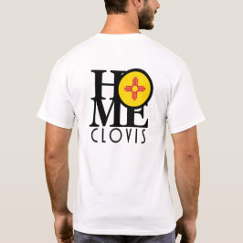 ZUHAUSE Clovis New Mexico (Rückseite) T-Shirt