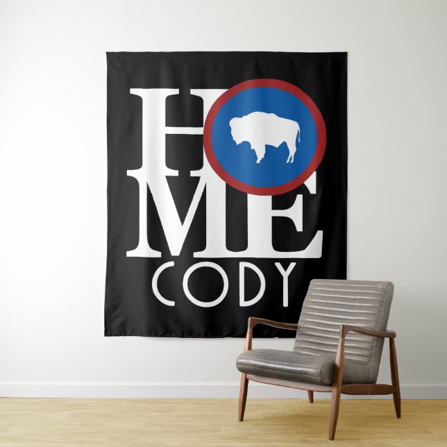 ZUHAUSE Cody Wyoming Wandteppich (Beispiel)