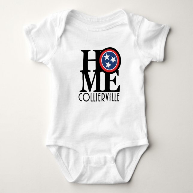 ZUHAUSE Collierville Baby Strampler (Vorderseite)