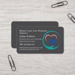 Zuhause Companion Service Business Card Visitenkarte