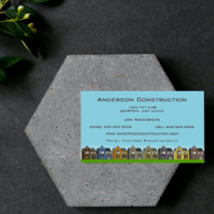 Zuhause Construction Business Card Visitenkarte