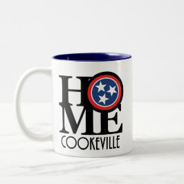 ZUHAUSE Cookeville Tennessee 11oz Zweifarbige Tasse