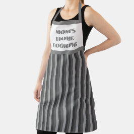 Zuhause Cooking Schürze der Mama mit grauem Streif