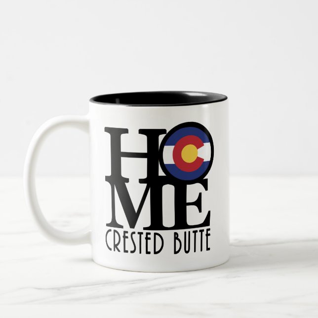 ZUHAUSE Crested Butte 11oz Zweifarbige Tasse (Links)