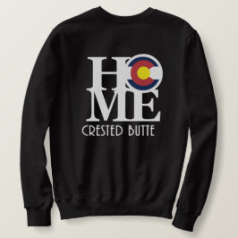 ZUHAUSE Crested Butte (Rückseite) Sweatshirt