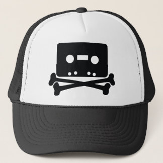 Zuhause, das Logo-Hut aufnimmt Truckerkappe