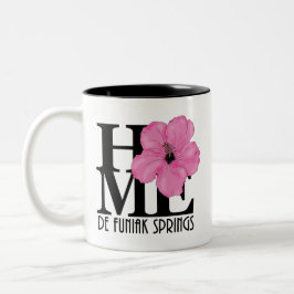 ZUHAUSE De Funiak SpringsPink Hibiskus 11oz Zweifarbige Tasse