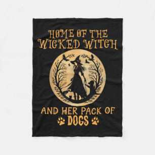 Zuhause der Bösen Hexe und Rudel Hund Lustig Fleecedecke