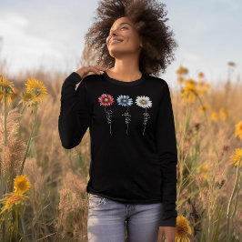 Zuhause der Brave Americana Floral Tri-Blend Shirt