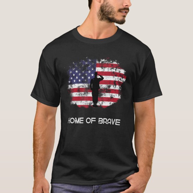 Zuhause der Brave T-Shirt (Vorderseite)