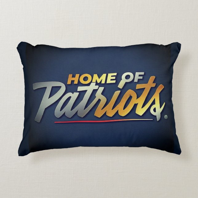 Zuhause der Patrioten Dekokissen (Vorderseite)
