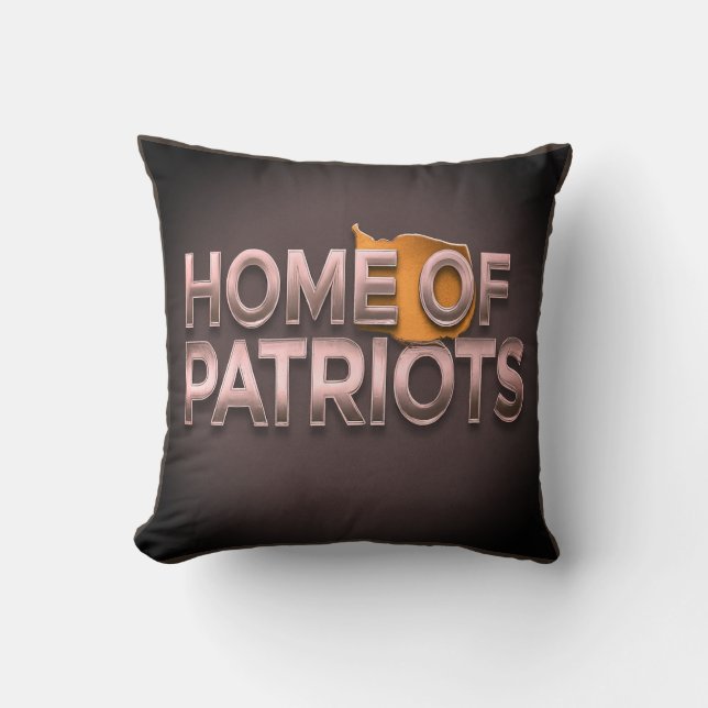 Zuhause der Patrioten Kissen (Vorderseite)