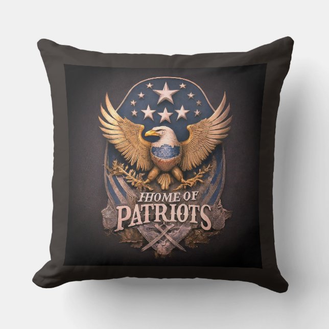 Zuhause der Patrioten Kissen (Vorderseite)