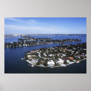 Zuhause der Privatinsel Biscayne Bay, Star Poster