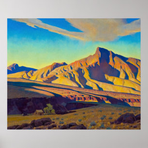 Zuhause der Ratte der Wüste von Maynard Dixon Poster