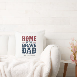 Zuhause der Tapferen Papa Kissen – Lustiges Sofa-G