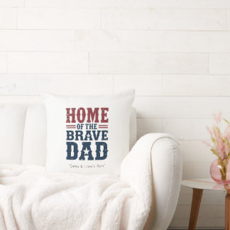 Zuhause der Tapferen Papa Kissen – Lustiges Sofa-G