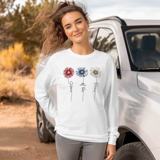 Zuhause der tapferen Patrioten T-Shirt (Von Creator hochgeladen)