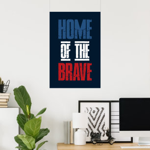 Zuhause der Tapferkeit Poster