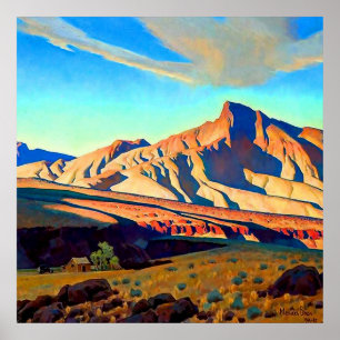 "Zuhause der Wüstenrat" von Maynard Dixon Poster