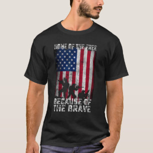 Zuhause des Freien wegen der tapferen Belastung al T-Shirt