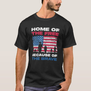 Zuhause des Freien wegen der Tapferkeit für unabhä T-Shirt