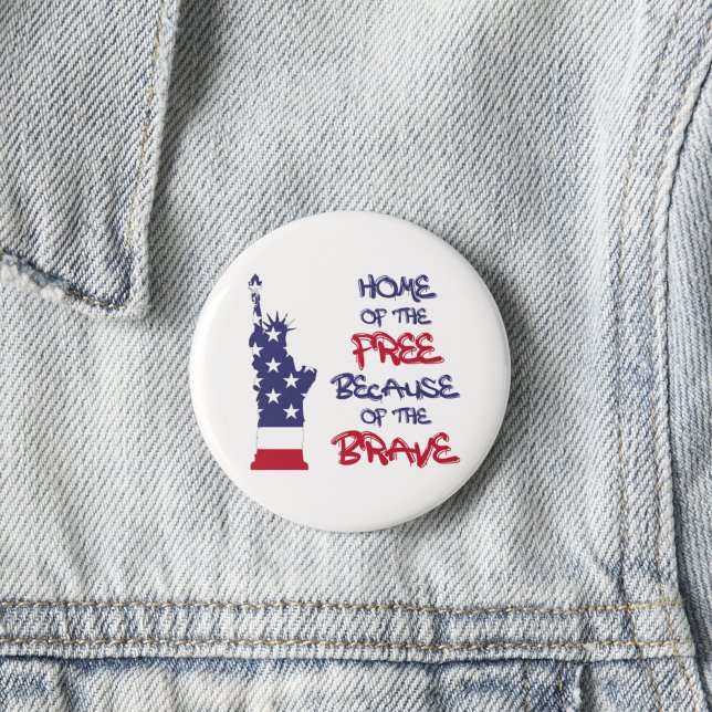 Zuhause des freien wegen des tapferen Zeichens Button (Von Creator hochgeladen)