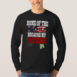 Zuhause des Freien, weil mein Vater mutig ist T-Shirt