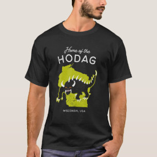 Zuhause des Hodag Wisconsin USA Cryptid T Shirt