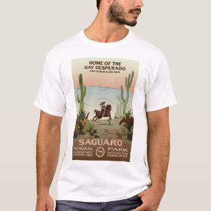 Zuhause des Nationalparks Gay Desperado - Saguaro T-Shirt