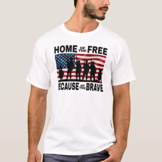 Zuhause des T - Shirt der Freien Flaggensoldaten