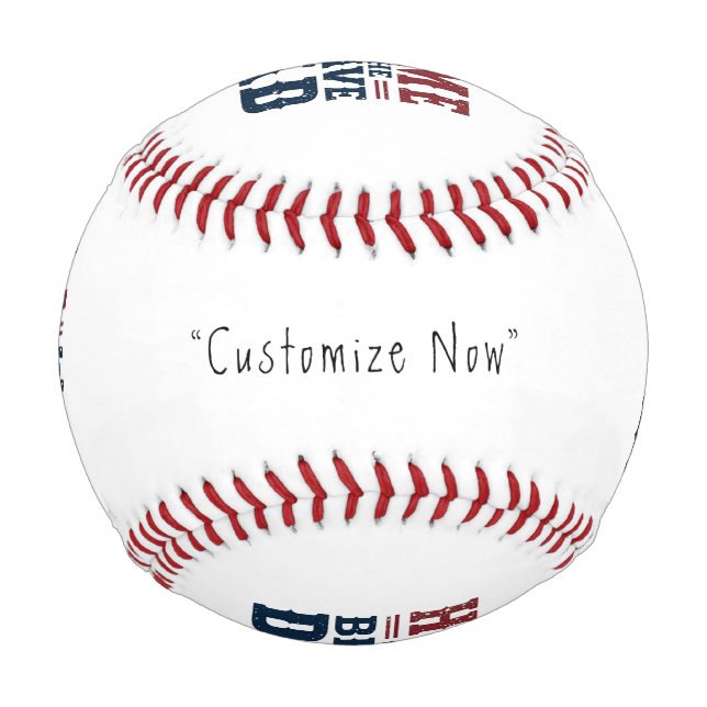 Zuhause des tapferen Vaters Baseball - Individuell (Vorderseite)