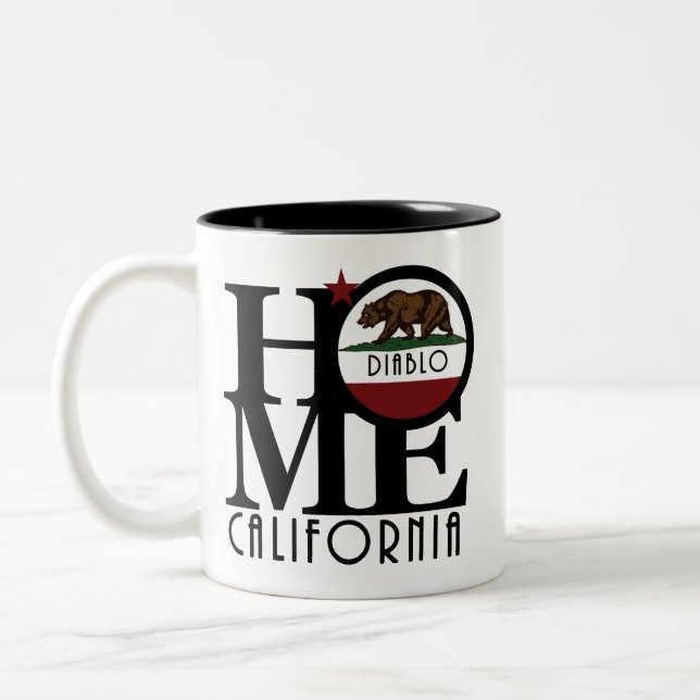 ZUHAUSE Diablo California 11oz Zweifarbige Tasse (Links)