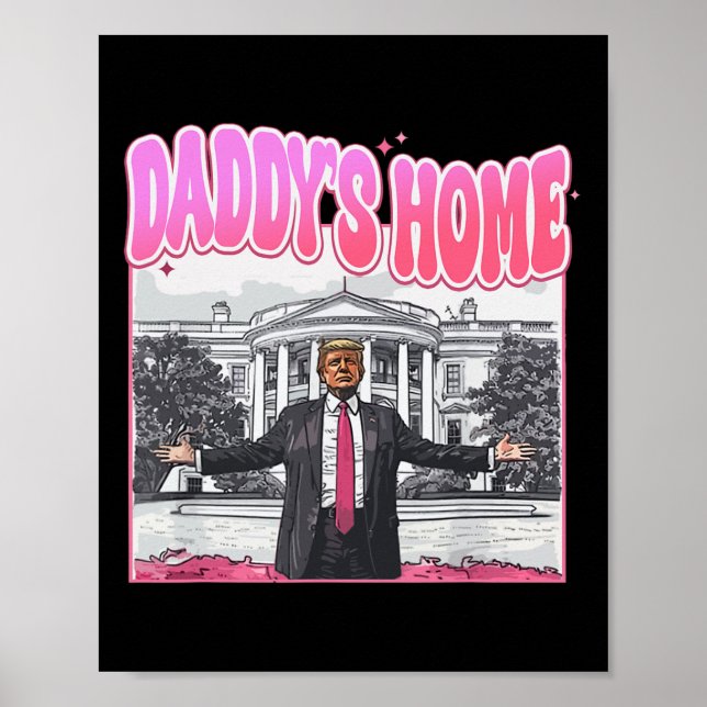 Zuhause Donald Trump 2024 Poster (Vorne)