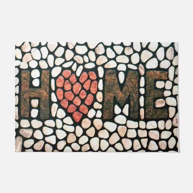 Zuhause Doormat, Funny Indoor Outdoor New Zuhause  Fußmatte (Vorderseite)