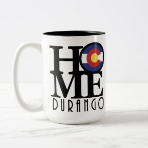 ZUHAUSE Durango Colorado 15oz Zweifarbige Tasse