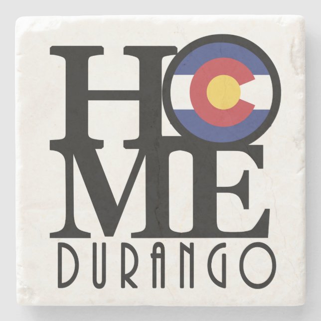 ZUHAUSE Durango Steinuntersetzer (Vorderseite)