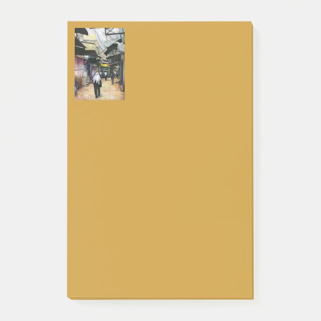 Zuhause durch das Alte Jerusalem laufen Post-it Klebezettel (Vorderseite)
