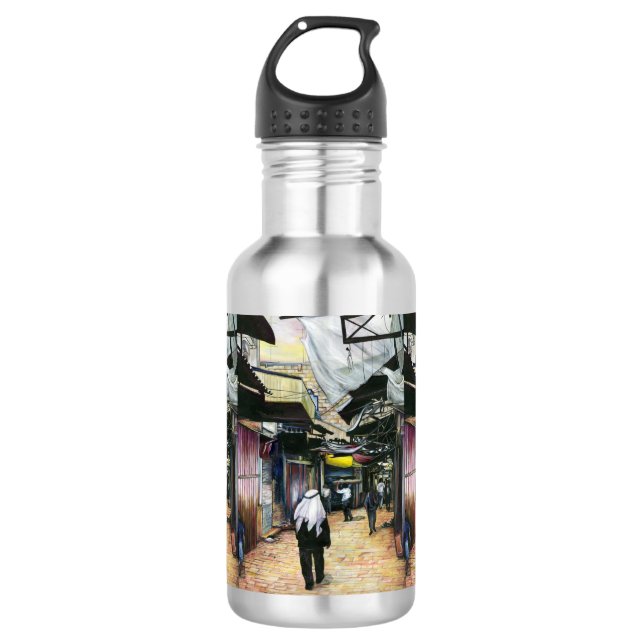 Zuhause durch die Antike, Jerusalem Edelstahlflasche (Vorderseite)