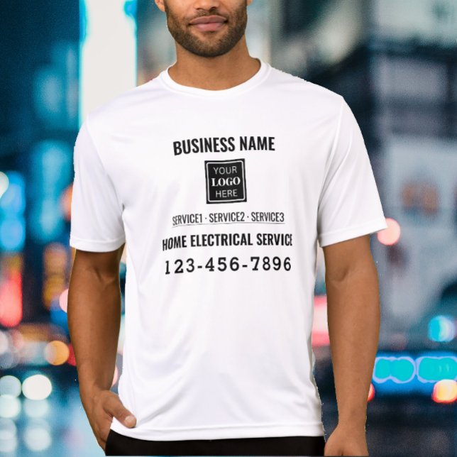 Zuhause E-Service QR-Code Logo-Sonderarbeit T-Shirt (Von Creator hochgeladen)