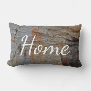 Zuhause Earth Tone Beige Tree Bark Fotografie Lendenkissen