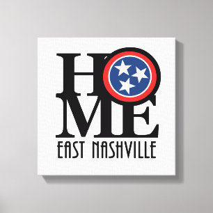 ZUHAUSE East Nashville Leinwanddruck
