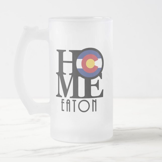 ZUHAUSE Eaton Colorado Mattglas Bierglas (Links)