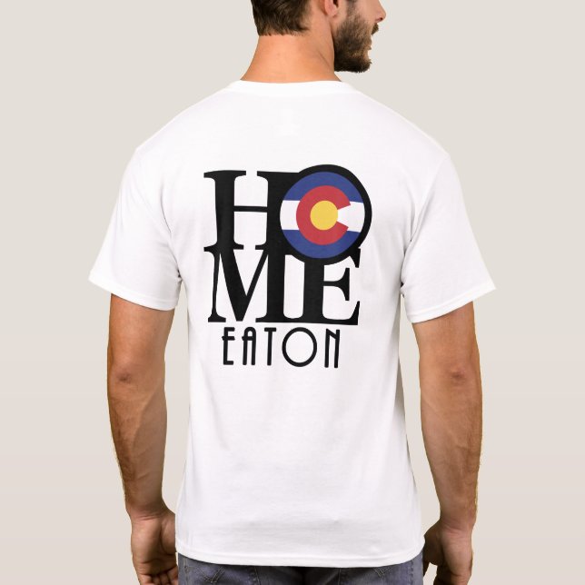 ZUHAUSE Eaton Colorado (Rückseite) T-Shirt (Rückseite)