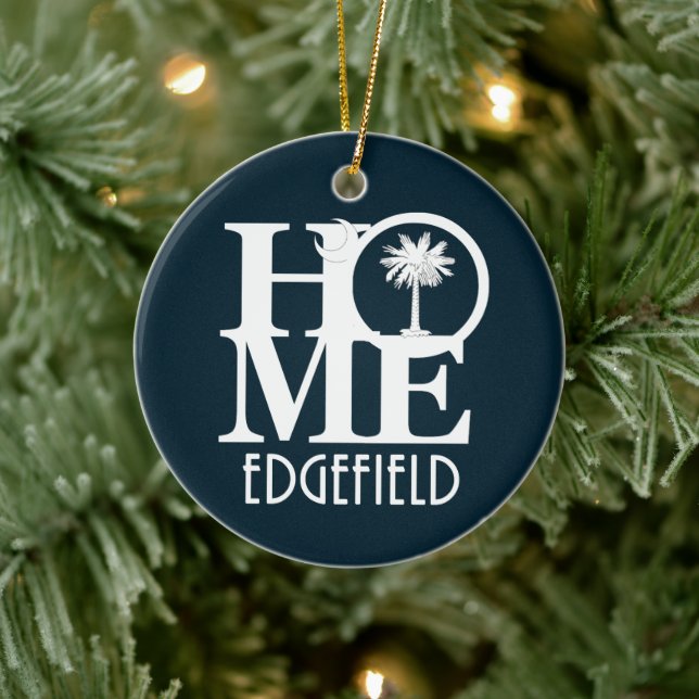 ZUHAUSE Edgefield, South Carolina Keramik Ornament (Baum)