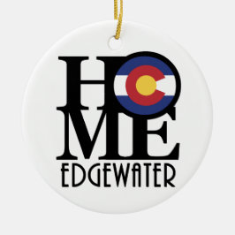ZUHAUSE Edgewater Colorado Keramik Ornament