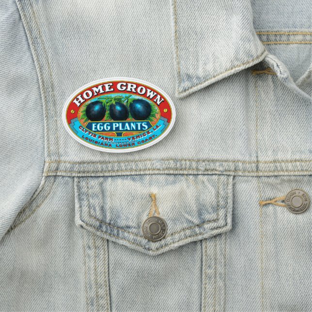 Zuhause Ei Pflanze Button (Beispiel)