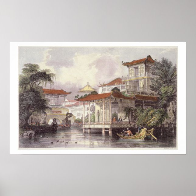 Zuhause eines chinesischen Händlers in der Nähe vo Poster (Vorne)